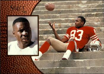 #104 J.J. Stokes - San Francisco 49ers - 1996 Select Football
