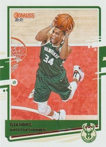 #104 Giannis Antetokounmpo - Milwaukee Bucks - 2020-21 Donruss Basketball