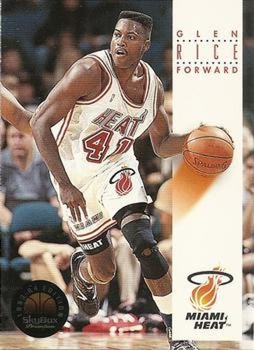 #104 Glen Rice - Miami Heat - 1993-94 SkyBox Premium Basketball