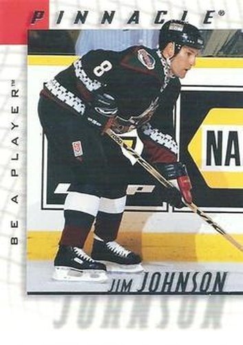 #104 Jim Johnson - Phoenix Coyotes - 1997-98 Pinnacle Be a Player Hockey