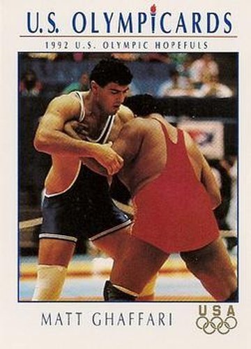 #104 Matt Ghaffari - USA - 1992 Impel U.S. Olympic Hopefuls
