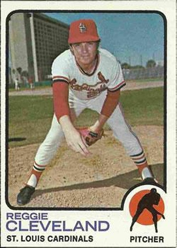 #104 Reggie Cleveland - St. Louis Cardinals - 1973 Topps Baseball