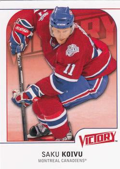 #104 Saku Koivu - Montreal Canadiens - 2009-10 Upper Deck Victory Hockey