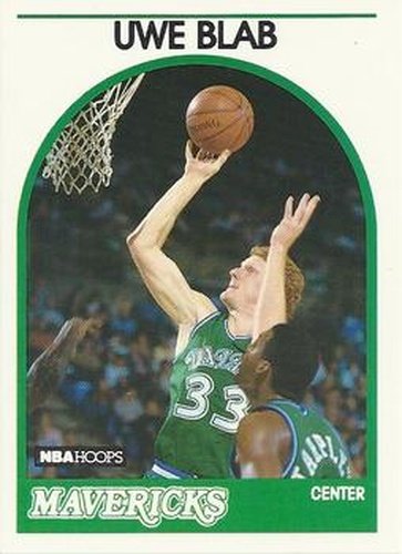#104 Uwe Blab - Dallas Mavericks - 1989-90 Hoops Basketball