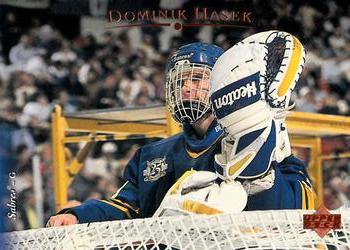 #104 Dominik Hasek - Buffalo Sabres - 1995-96 Upper Deck Hockey