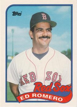 #105T Ed Romero - Boston Red Sox - 1989 Topps Traded Baseball