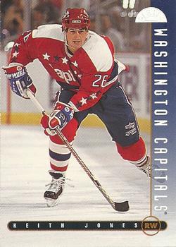 #105 Keith Jones - Washington Capitals - 1995-96 Leaf Hockey