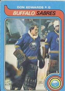 #105 Don Edwards - Buffalo Sabres - 1979-80 O-Pee-Chee Hockey