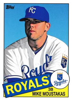 #105 Mike Moustakas - Kansas City Royals - 2013 Topps Archives Baseball