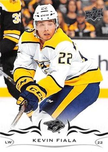 #105 Kevin Fiala - Nashville Predators - 2018-19 Upper Deck Hockey