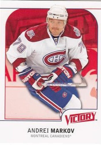 #105 Andrei Markov - Montreal Canadiens - 2009-10 Upper Deck Victory Hockey