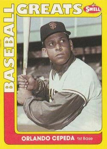 #105 Orlando Cepeda - San Francisco Giants - 1991 Swell Baseball Greats