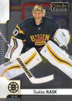 #105 Tuukka Rask - Boston Bruins - 2017-18 O-Pee-Chee Platinum Hockey