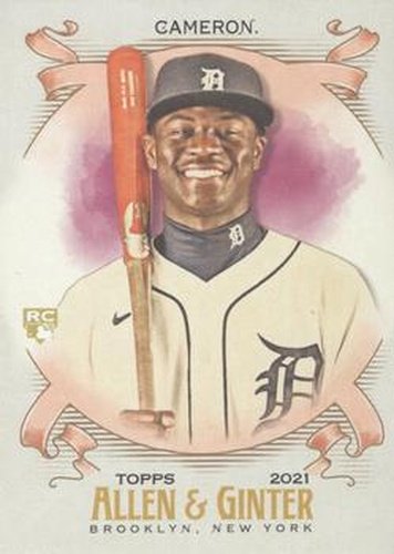 #105 Daz Cameron - Detroit Tigers - 2021 Topps Allen & Ginter Baseball