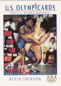 #105 Kevin Jackson - USA - 1992 Impel U.S. Olympic Hopefuls