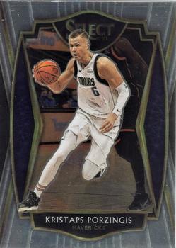 #105 Kristaps Porzingis - Dallas Mavericks - 2020-21 Panini Select Basketball