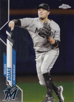 #105 Miguel Rojas - Miami Marlins - 2020 Topps Chrome Baseball