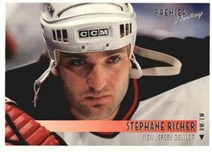 #105 Stephane Richer - New Jersey Devils - 1994-95 Topps Premier Hockey