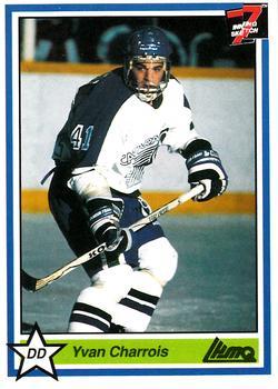 #105 Yvan Charrois - Shawinigan Cataractes - 1990-91 7th Inning Sketch QMJHL Hockey