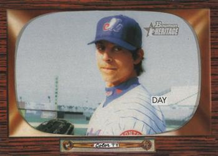 #105 Zach Day - Montreal Expos - 2004 Bowman Heritage Baseball