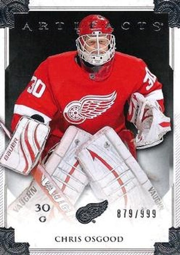 #105 Chris Osgood - Detroit Red Wings - 2013-14 Upper Deck Artifacts Hockey