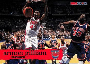 #105 Armon Gilliam - New Jersey Nets - 1995-96 Hoops Basketball