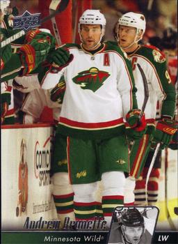 #105 Andrew Brunette - Minnesota Wild - 2010-11 Upper Deck Hockey