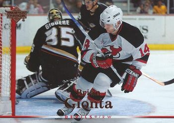#105 Brian Gionta - New Jersey Devils - 2007-08 Upper Deck Hockey