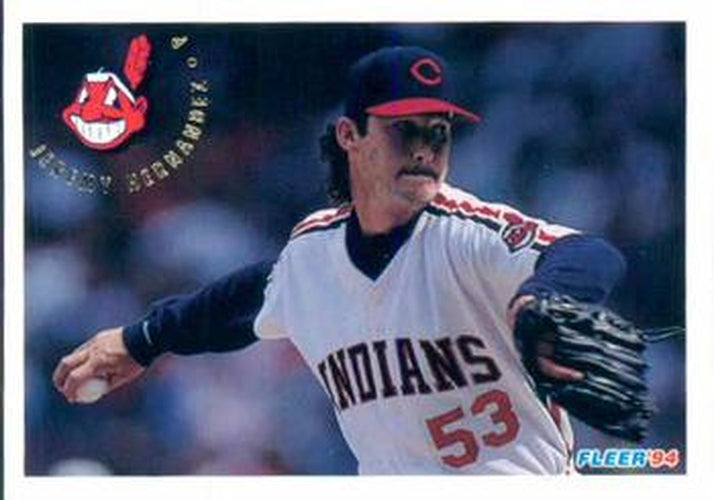 #105 Jeremy Hernandez - Cleveland Indians - 1994 Fleer Baseball