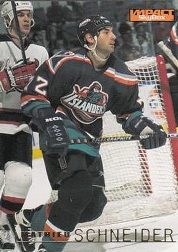 #105 Mathieu Schneider - New York Islanders - 1995-96 SkyBox Impact Hockey