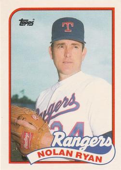 #106T Nolan Ryan - Texas Rangers - 1989 Topps Traded Baseball
