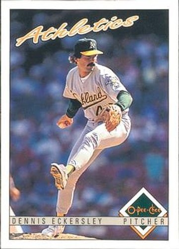 #106 Dennis Eckersley - Oakland Athletics - 1993 O-Pee-Chee Baseball