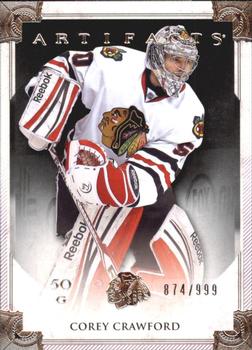 #106 Corey Crawford - Chicago Blackhawks - 2013-14 Upper Deck Artifacts Hockey