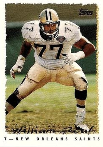 #106 Willie Roaf - New Orleans Saints - 1995 Topps Football