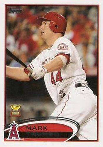#106 Mark Trumbo - Los Angeles Angels - 2012 Topps Baseball