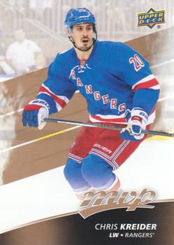 #106 Chris Kreider - New York Rangers - 2017-18 Upper Deck MVP Hockey