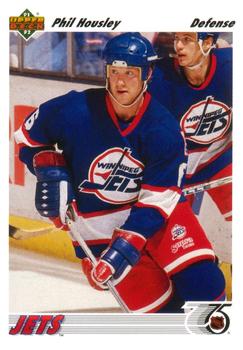 #106 Phil Housley - Winnipeg Jets - 1991-92 Upper Deck Hockey