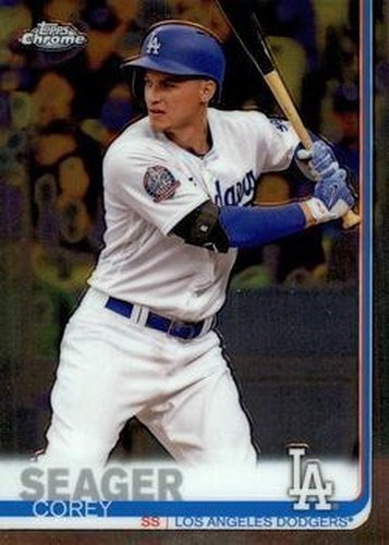 #106 Corey Seager - Los Angeles Dodgers - 2019 Topps Chrome Baseball