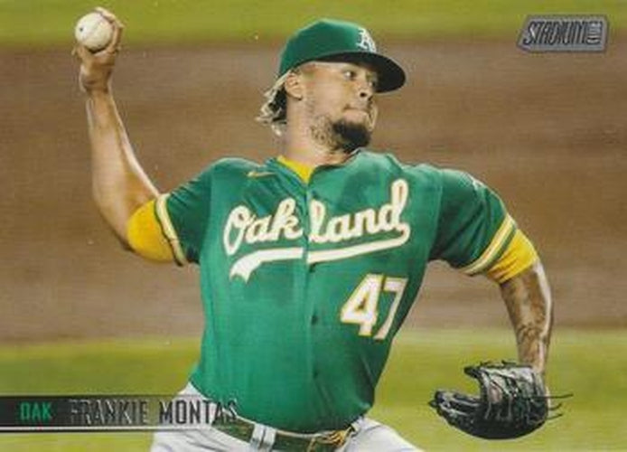 #106 Frankie Montas - Oakland Athletics - 2021 Stadium Club Baseball