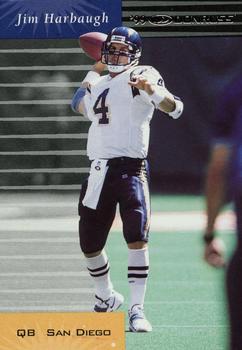 #106 Jim Harbaugh - San Diego Chargers - 1999 Donruss Football