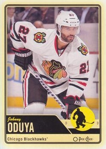 #106 Johnny Oduya - Chicago Blackhawks - 2012-13 O-Pee-Chee Hockey