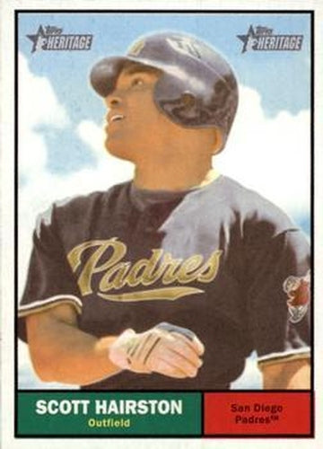 #106 Scott Hairston - San Diego Padres - 2010 Topps Heritage Baseball