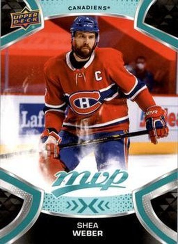 #106 Shea Weber - Montreal Canadiens - 2021-22 Upper Deck MVP Hockey