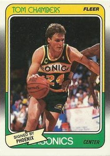 #106 Tom Chambers - Phoenix Suns - 1988-89 Fleer Basketball