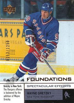 #106 Wayne Gretzky - New York Rangers - 2002-03 Upper Deck Foundations Hockey