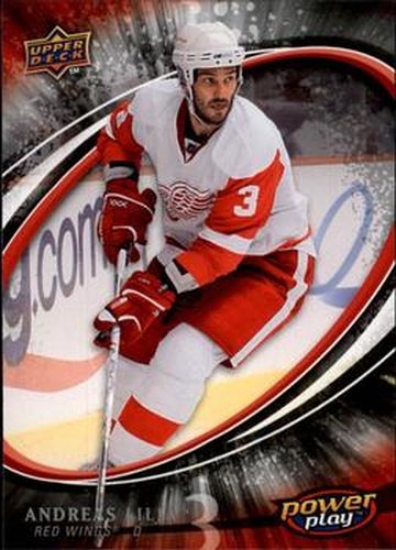 #106 Andreas Lilja - Detroit Red Wings - 2008-09 Upper Deck Power Play Box Set Hockey
