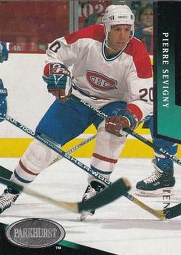 #106 Pierre Sevigny - Montreal Canadiens - 1993-94 Parkhurst Hockey