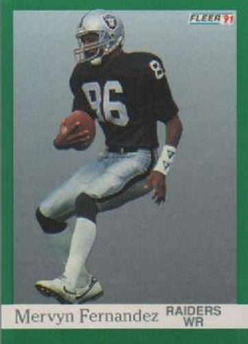 #106 Mervyn Fernandez - Los Angeles Raiders - 1991 Fleer Football