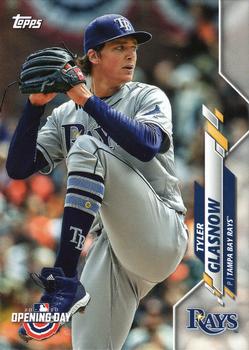 #106 Tyler Glasnow - Tampa Bay Rays - 2020 Topps Opening Day Baseball