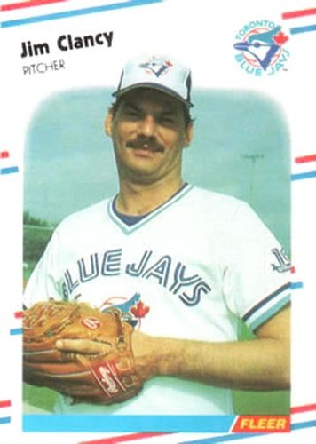 #106 Jim Clancy - Toronto Blue Jays - 1988 Fleer Baseball